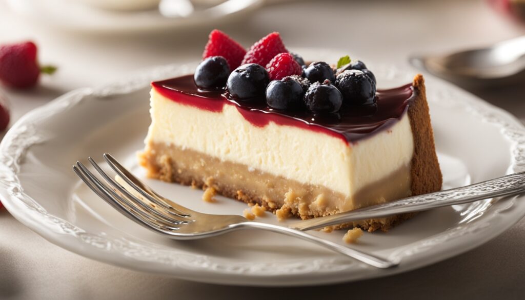 Philadelphia style cheesecake