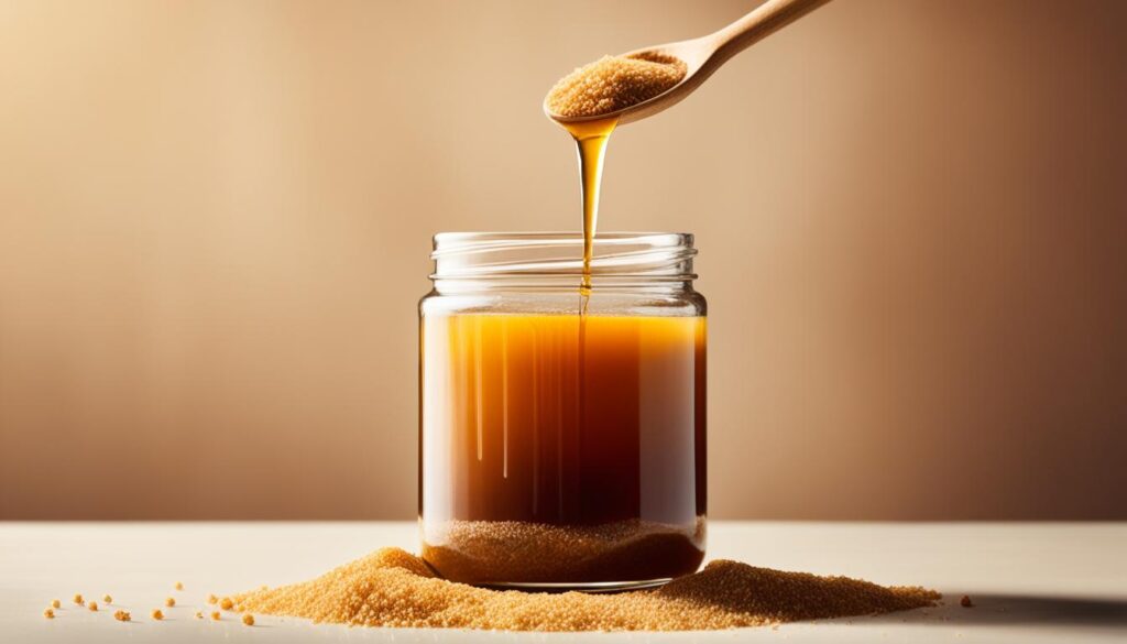 What is brown sugar syrup made of?