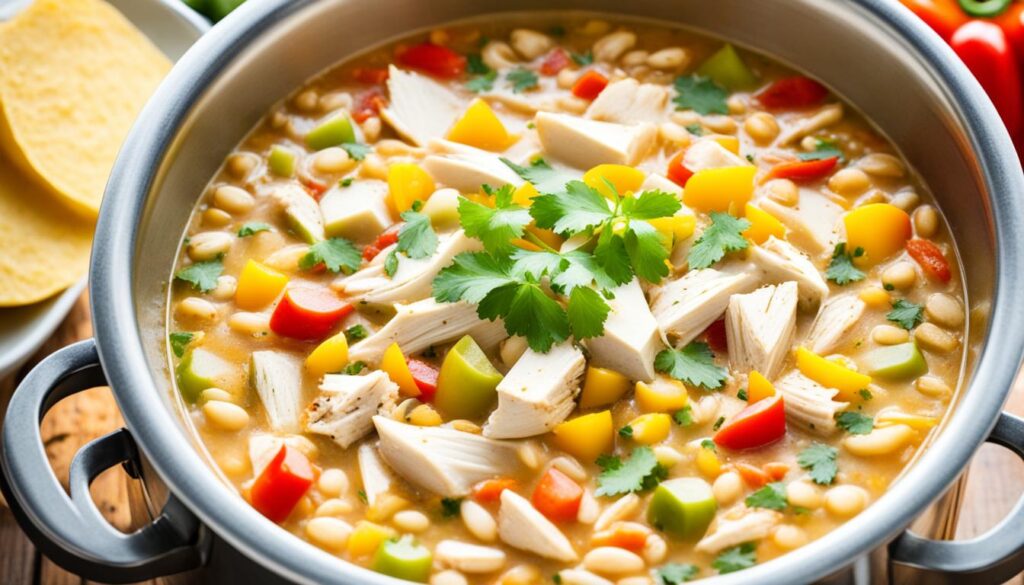 pressure cooker chicken chili