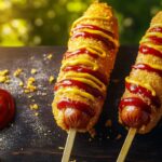 hot dog on a stick