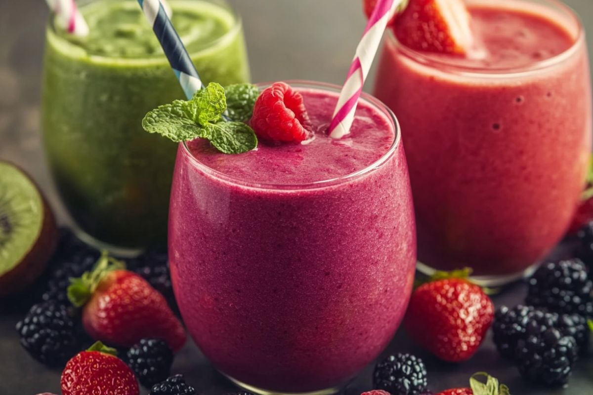 Beet and Berries Smoothie Visual