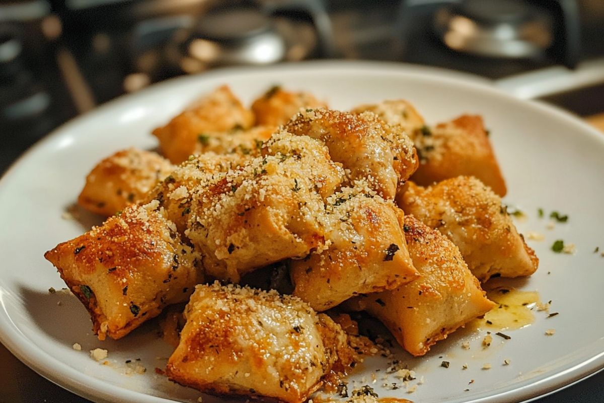 Garlic Parmesan Pizza Rolls