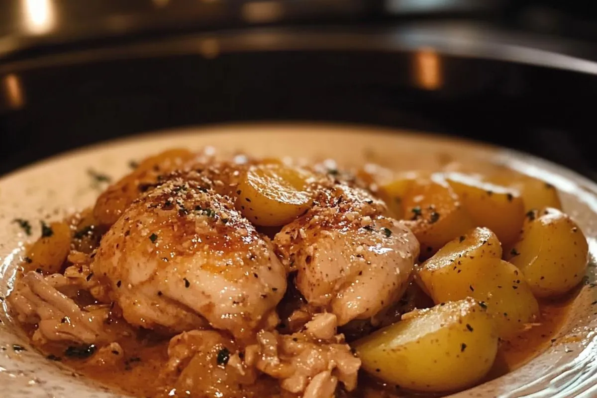 Garlic Parmesan Chicken and Potatoes