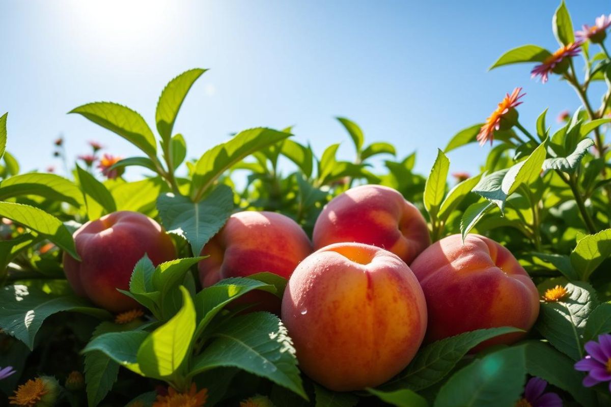 Ontario Peaches in Summer