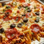 Loaded Pizza Pasta Bake