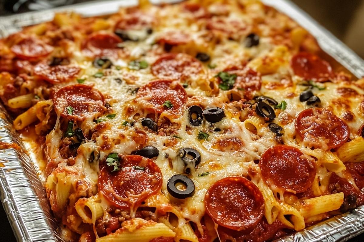 Loaded Pizza Pasta Melt